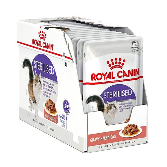 Royal Canin Sterilised in Salsa - 12x85gr Royal Canin Sterilised in Salsa - 12x85gr